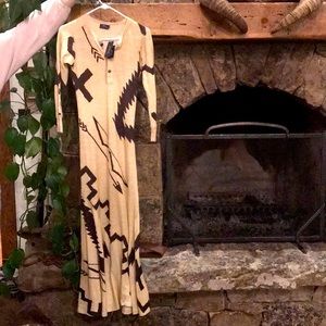 Ralph Lauren tribal maxi dress